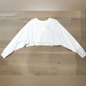 Alo Crop Sweater NEW Size Medium